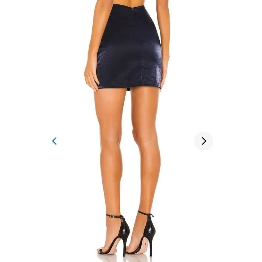 Lovers and Friends Napoli Mini Skirt in Indigo Blue